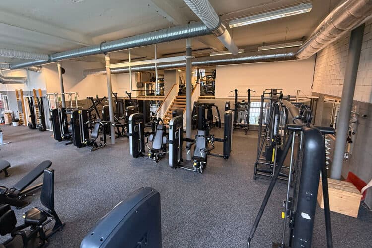 Översiktsbild över träningsytan